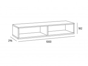 Антресоль MODUL 1000 в Златоусте - zlatoust.mebel74.com | фото 2