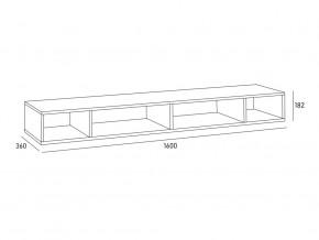 Антресоль MODUL 1600 в Златоусте - zlatoust.mebel74.com | фото 2