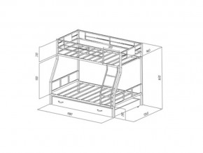 Двухъярусная кровать Гранада 1 Я слоновая кость в Златоусте - zlatoust.mebel74.com | фото 2