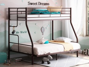 Двухъярусная кровать Гранада-3 140 коричневый в Златоусте - zlatoust.mebel74.com | фото