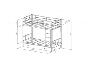 Двухъярусная кровать Севилья 2 Я слоновая кость в Златоусте - zlatoust.mebel74.com | фото 2