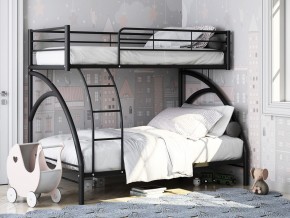 Двухъярусная кровать Виньола 2 Черная в Златоусте - zlatoust.mebel74.com | фото 1