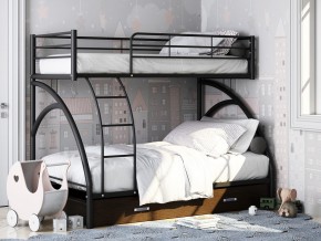 Двухъярусная кровать Виньола-2 Я черный в Златоусте - zlatoust.mebel74.com | фото