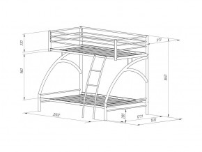 Двухъярусная кровать Виньола-2 ЯЯ в Златоусте - zlatoust.mebel74.com | фото 3