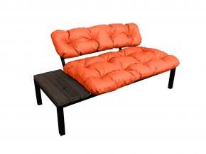 Диван Дачный со столиком оранжевая подушка в Златоусте - zlatoust.mebel74.com | фото