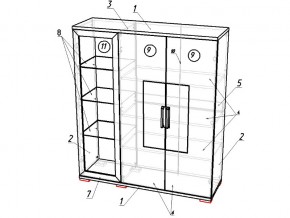 Гостиная модульная Тиффани в Златоусте - zlatoust.mebel74.com | фото 3