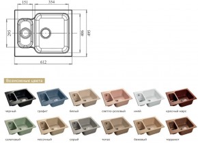 Каменная мойка GranFest Standart GF-S615K в Златоусте - zlatoust.mebel74.com | фото 2