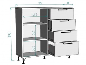 Комод Лофт K100 в Златоусте - zlatoust.mebel74.com | фото 3