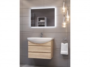 Комплект мебели в ванную Wing 600-0-2 подвесной сонома в Златоусте - zlatoust.mebel74.com | фото