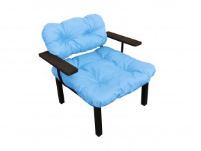 Кресло Дачное голубая подушка в Златоусте - zlatoust.mebel74.com | фото