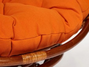 Кресло-качалка Papasan w 23/01 B с подушкой Pecan, ткань Оранжевый в Златоусте - zlatoust.mebel74.com | фото 3