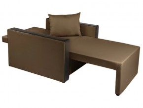 Кресло-кровать Милена с подлокотниками рогожка brown в Златоусте - zlatoust.mebel74.com | фото 2