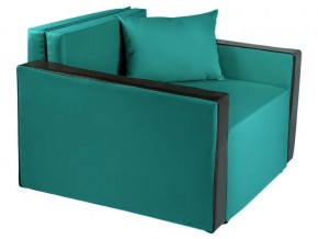 Кресло-кровать Милена с подлокотниками рогожка emerald в Златоусте - zlatoust.mebel74.com | фото