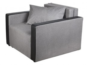 Кресло-кровать Милена с подлокотниками велюр серый в Златоусте - zlatoust.mebel74.com | фото 1