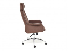 Кресло офисное Charm флок коричневый в Златоусте - zlatoust.mebel74.com | фото 5