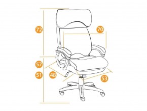 Кресло офисное Duke флок серый в Златоусте - zlatoust.mebel74.com | фото 2