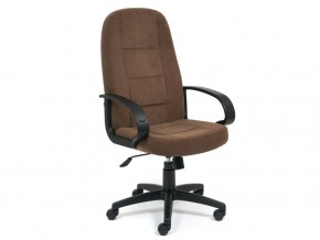 Кресло офисное СН747 флок коричневый в Златоусте - zlatoust.mebel74.com | фото