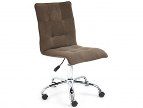 Кресло офисное Zero флок коричневый в Златоусте - zlatoust.mebel74.com | фото
