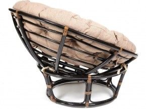 Кресло Papasan 23/01 W с подушкой Antique brown, экошерсть Коричневый в Златоусте - zlatoust.mebel74.com | фото 2