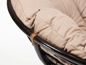 Кресло Papasan 23/01 W с подушкой Antique brown, экошерсть Коричневый в Златоусте - zlatoust.mebel74.com | фото 4