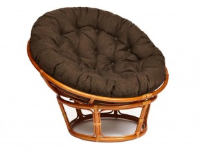 Кресло Papasan 23/01 W с подушкой Cognac, ткань Коричневый в Златоусте - zlatoust.mebel74.com | фото