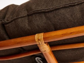Кресло Papasan 23/01 W с подушкой Cognac, ткань Коричневый в Златоусте - zlatoust.mebel74.com | фото 3
