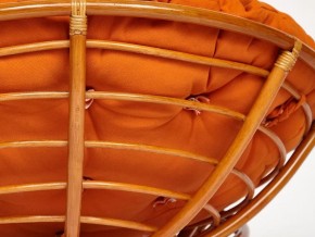 Кресло Papasan 23/01 W с подушкой Cognac, ткань Оранжевый в Златоусте - zlatoust.mebel74.com | фото 2