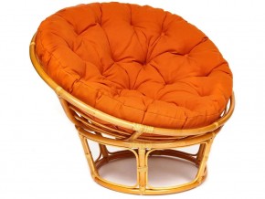 Кресло Papasan 23/01 W с подушкой Honey, ткань Оранжевый в Златоусте - zlatoust.mebel74.com | фото