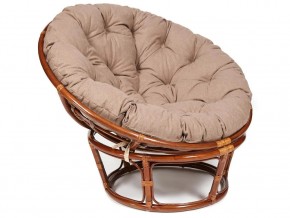 Кресло Papasan 23/01 W с подушкой Pecan, экошерсть Коричневый в Златоусте - zlatoust.mebel74.com | фото