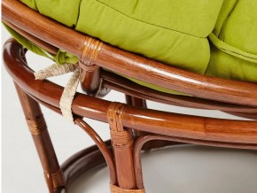 Кресло Papasan 23/01 W с подушкой Pecan, флок Олива в Златоусте - zlatoust.mebel74.com | фото 2