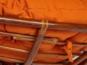 Кресло Papasan 23/01 W с подушкой Pecan, ткань Оранжевый в Златоусте - zlatoust.mebel74.com | фото 3