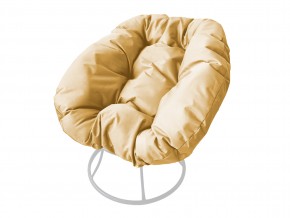 Кресло Пончик без ротанга бежевая подушка в Златоусте - zlatoust.mebel74.com | фото