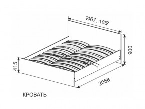 Кровать 1600х2000 ортопедическое основание в Златоусте - zlatoust.mebel74.com | фото