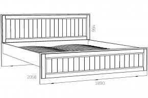 Кровать 1800 Оливия НМ 040.34-03 Х в Златоусте - zlatoust.mebel74.com | фото 2