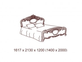 Кровать 2-х спальная 1400*2000 с ортопедом в Златоусте - zlatoust.mebel74.com | фото