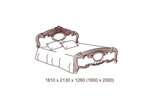 Кровать 2-х спальная 1600*2000 с ортопедом в Златоусте - zlatoust.mebel74.com | фото