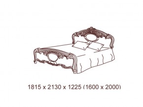 Кровать 2-х спальная 1600*2000 с основанием в Златоусте - zlatoust.mebel74.com | фото