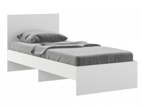 Кровать 900 Осло модуль М11 с настилом Лайт Белый в Златоусте - zlatoust.mebel74.com | фото