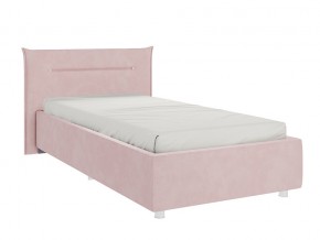 Кровать Альба 900 велюр нежно-розовый в Златоусте - zlatoust.mebel74.com | фото 1