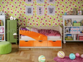 Кровать Бабочки 1800 Оранжевый металлик в Златоусте - zlatoust.mebel74.com | фото 1