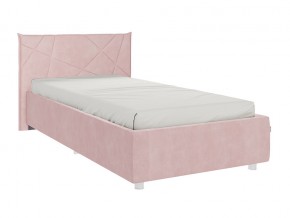 Кровать Бест 900 велюр нежно-розовый в Златоусте - zlatoust.mebel74.com | фото 1