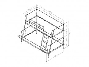 Кровать Дельта Лофт 20.02.04 в Златоусте - zlatoust.mebel74.com | фото 2