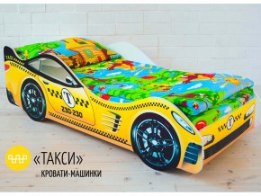 Кровать детская машина Такси в Златоусте - zlatoust.mebel74.com | фото