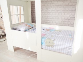Кровать детская Теремок без ящика белая в Златоусте - zlatoust.mebel74.com | фото 2