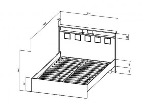 Кровать Коста-Рика 1400 в Златоусте - zlatoust.mebel74.com | фото 2