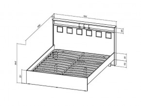 Кровать Коста-Рика 1600 в Златоусте - zlatoust.mebel74.com | фото 2