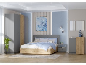 Кровать Квадро арт.031-М1 1400 Графит в Златоусте - zlatoust.mebel74.com | фото 2