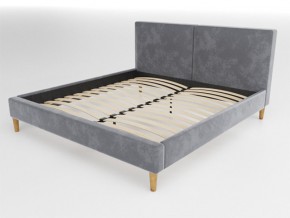 Кровать Линси 1200 серый в Златоусте - zlatoust.mebel74.com | фото