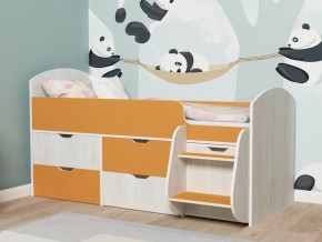 Кровать Малыш-7 Винтербер-Оранжевый в Златоусте - zlatoust.mebel74.com | фото