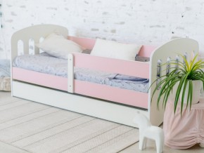 Кровать Малыш с ящиком розовый в Златоусте - zlatoust.mebel74.com | фото 1
